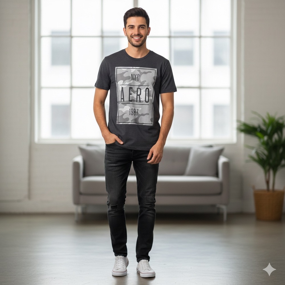 Aeropostale Men's Short Sleeve Shirt